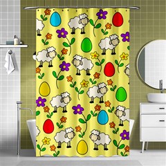 Easter Lamb Shower Curtain 48  X 72  (small)  by Valentinaart