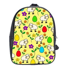 Easter Lamb School Bags (xl)  by Valentinaart