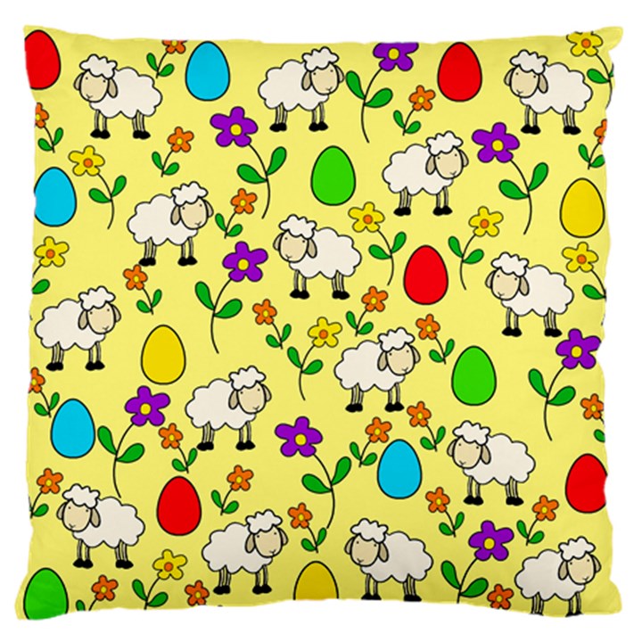 Easter lamb Standard Flano Cushion Case (Two Sides)