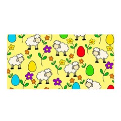 Easter Lamb Satin Wrap by Valentinaart