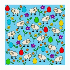 Easter Lamb Medium Glasses Cloth by Valentinaart