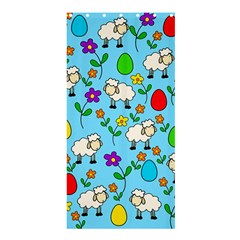 Easter Lamb Shower Curtain 36  X 72  (stall)  by Valentinaart