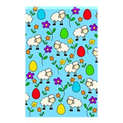 Easter Lamb Shower Curtain 48  X 72  (small)  by Valentinaart