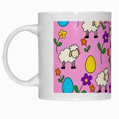 Easter Lamb White Mugs by Valentinaart