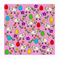 Easter Lamb Medium Glasses Cloth by Valentinaart