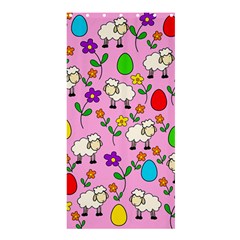 Easter Lamb Shower Curtain 36  X 72  (stall)  by Valentinaart