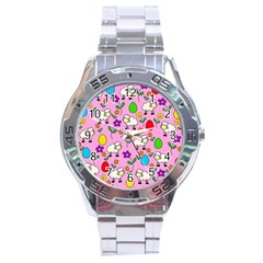 Easter Lamb Stainless Steel Analogue Watch by Valentinaart