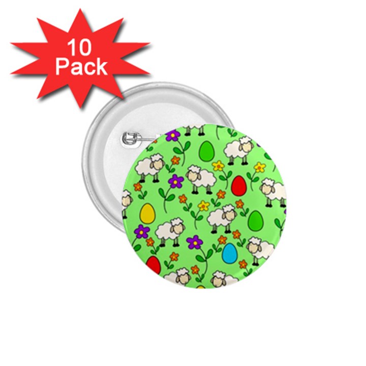 Easter lamb 1.75  Buttons (10 pack)