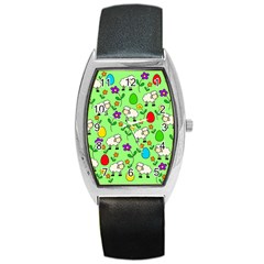 Easter Lamb Barrel Style Metal Watch by Valentinaart