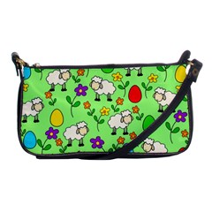 Easter Lamb Shoulder Clutch Bags by Valentinaart