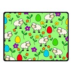 Easter lamb Fleece Blanket (Small) 50 x40  Blanket Front