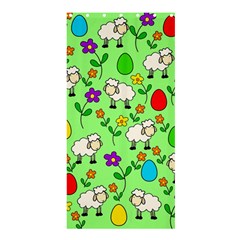 Easter Lamb Shower Curtain 36  X 72  (stall)  by Valentinaart