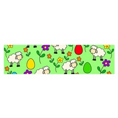 Easter Lamb Satin Scarf (oblong) by Valentinaart