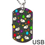 Easter lamb Dog Tag USB Flash (One Side) Front