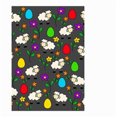 Easter Lamb Small Garden Flag (two Sides) by Valentinaart