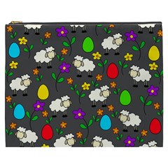 Easter Lamb Cosmetic Bag (xxxl)  by Valentinaart