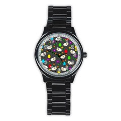 Easter Lamb Stainless Steel Round Watch by Valentinaart