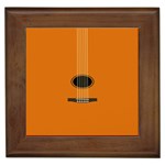 Minimalism Art Simple Guitar Framed Tiles Front