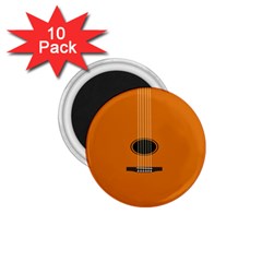 Minimalism Art Simple Guitar 1 75  Magnets (10 Pack)  by Mariart