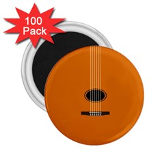 Minimalism Art Simple Guitar 2 25  Magnets (100 Pack)  by Mariart