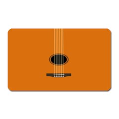 Minimalism Art Simple Guitar Magnet (rectangular) by Mariart