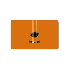 Minimalism Art Simple Guitar Magnet (name Card) by Mariart