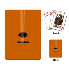 Minimalism Art Simple Guitar Playing Card by Mariart