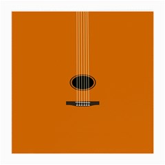 Minimalism Art Simple Guitar Medium Glasses Cloth (2-side) by Mariart