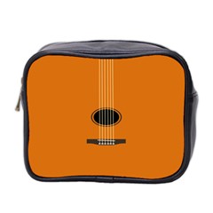 Minimalism Art Simple Guitar Mini Toiletries Bag 2-side by Mariart