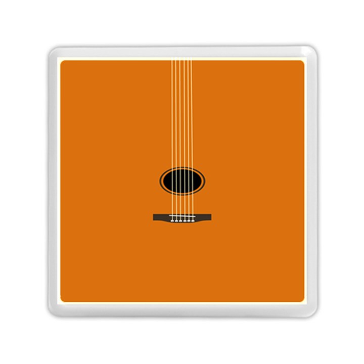 Minimalism Art Simple Guitar Memory Card Reader (Square) 