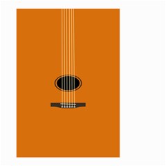 Minimalism Art Simple Guitar Small Garden Flag (two Sides) by Mariart