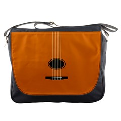 Minimalism Art Simple Guitar Messenger Bags by Mariart