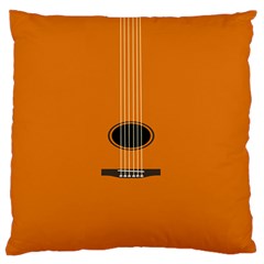 Minimalism Art Simple Guitar Standard Flano Cushion Case (two Sides) by Mariart