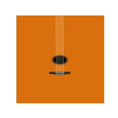 Minimalism Art Simple Guitar Small Satin Scarf (square) by Mariart