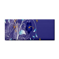 Flowers Butterflies Patterns Lines Purple Cosmetic Storage Cases by Mariart