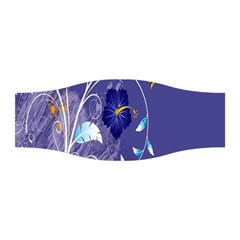 Flowers Butterflies Patterns Lines Purple Stretchable Headband