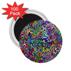 Colorful Abstract Paint Rainbow 2 25  Magnets (100 Pack)  by Mariart