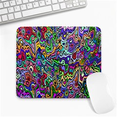 Colorful Abstract Paint Rainbow Large Mousepads by Mariart