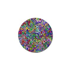 Colorful Abstract Paint Rainbow Golf Ball Marker (10 Pack) by Mariart