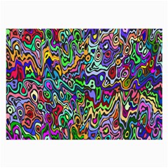 Colorful Abstract Paint Rainbow Large Glasses Cloth (2-side) by Mariart