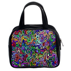 Colorful Abstract Paint Rainbow Classic Handbags (2 Sides) by Mariart