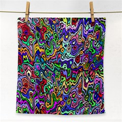 Colorful Abstract Paint Rainbow Face Towel by Mariart