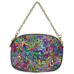 Colorful Abstract Paint Rainbow Chain Purses (two Sides)  by Mariart