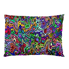 Colorful Abstract Paint Rainbow Pillow Case by Mariart