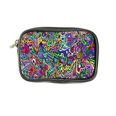 Colorful Abstract Paint Rainbow Coin Purse by Mariart