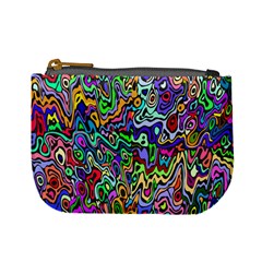 Colorful Abstract Paint Rainbow Mini Coin Purses by Mariart