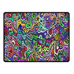 Colorful Abstract Paint Rainbow Fleece Blanket (Small) 50 x40  Blanket Front