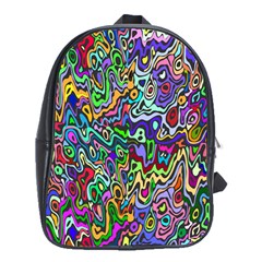 Colorful Abstract Paint Rainbow School Bags (xl)  by Mariart