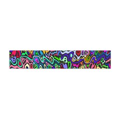 Colorful Abstract Paint Rainbow Flano Scarf (mini) by Mariart