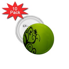 Illustration Wallpaper Barbusak Leaf Green 1 75  Buttons (10 Pack) by Mariart